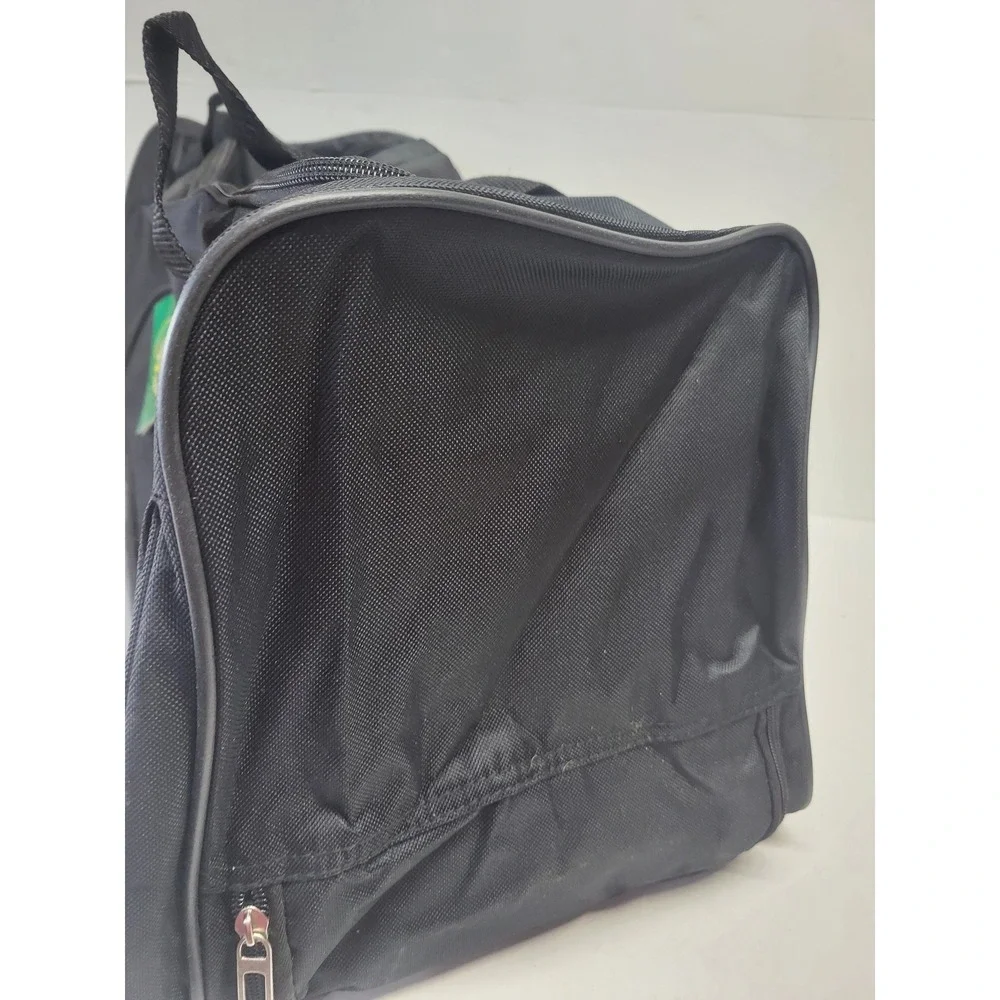 Walt Disney World Mickey Mouse 1971 Black Rolling Duffel Bag Travel Luggage‎ NWT